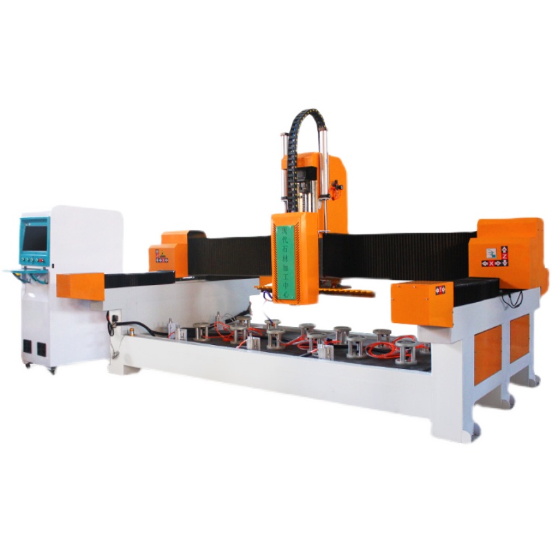 石英石全自動1325重型雙頭石材機石英石巖板加工中心開盆打孔磨邊切割機